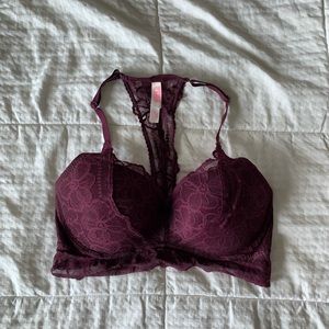 PINK Lace Push-up Bralette